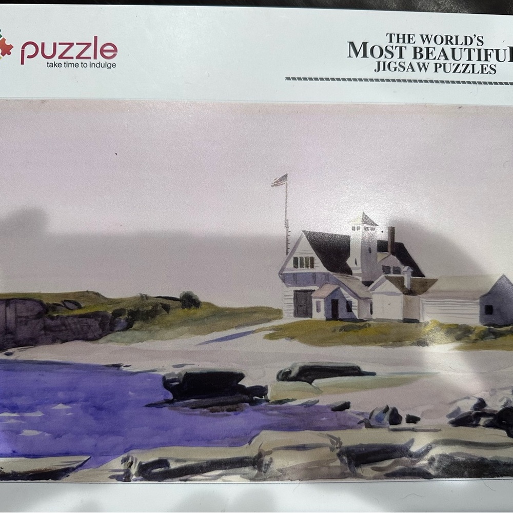 1000 piece puzzle of beautiful beach scenery